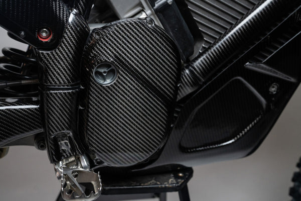 CMT Compositi Carbon Right Crankcase Guard | Stark Varg MX / Multi-Model | E0007