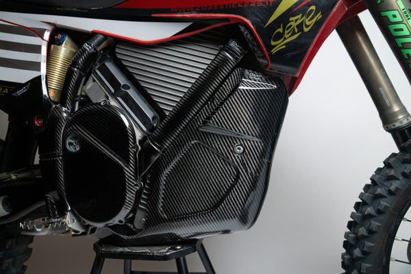 CMT Compositi Carbon Right Crankcase Guard | Stark Varg MX / Multi-Model | E0007
