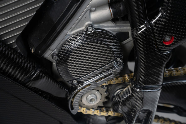 CMT Compositi Carbon Left Engine Cover | Stark Varg MX / Multi-Model | E0008