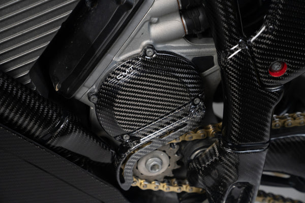 CMT Compositi Carbon Front Sprocket Guard | Stark Varg MX / Multi-Model | E0009