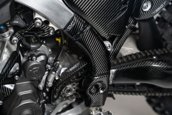 CMT Compositi Carbon Frame Guards | Triumph TF 250 X / Triumph TF 450 - RC EDITION | TF0001