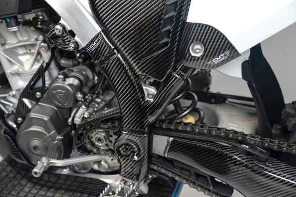 CMT Compositi Carbon Frame Guards | Triumph TF 250 X / Triumph TF 450 - RC EDITION | TF0001