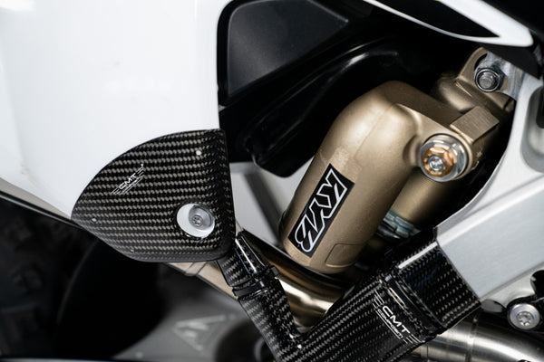 CMT Compositi Carbon Rear Side Panel Guards | Triumph TF 250 X / Multi-Model | TF0004