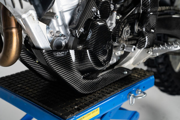 CMT Compositi Carbon Skid Plate | Triumph TF 250 X / Triumph TF 450 - RC EDITION | TF0005