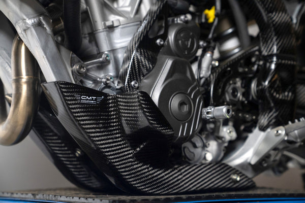 CMT Compositi Carbon Skid Plate | Triumph TF 250 X / Triumph TF 450 - RC EDITION | TF0005