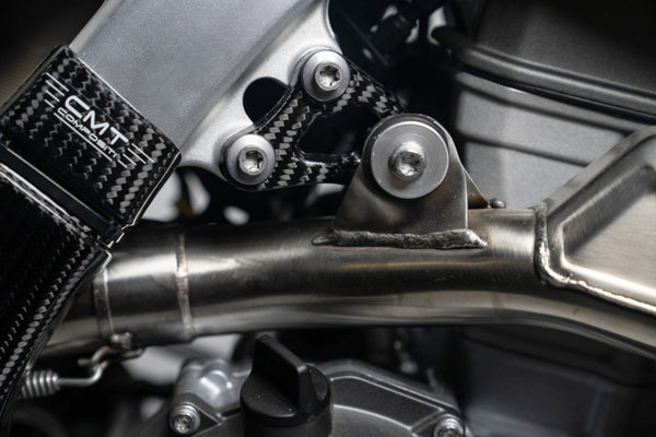CMT Compositi Carbon Engine Mounts | Triumph TF 250 X / Triumph TF 250 - E | TF0008