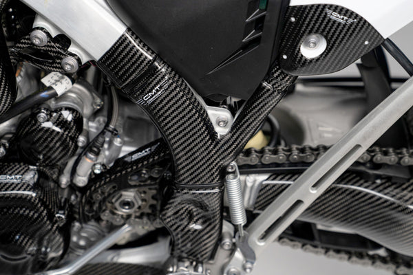 CMT Compositi Carbon Frame Guards | Triumph TF 250 - E / Triumph TF 450 - E | TF0014