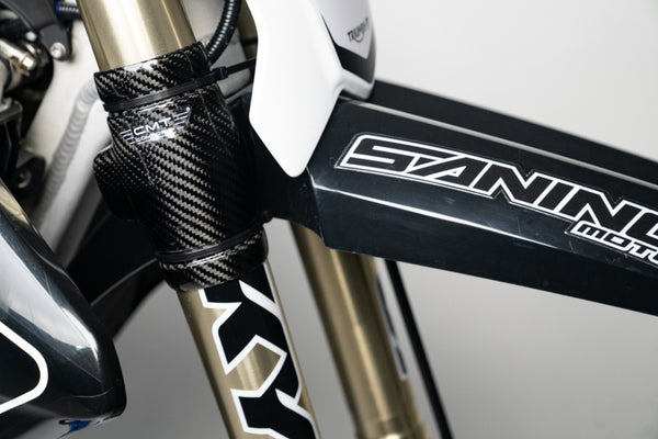 CMT Compositi Carbon Triple Clamp Guards | Triumph TF 250 X / Multi-Model | TF0015