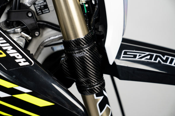 CMT Compositi Carbon Triple Clamp Guards | Triumph TF 250 X / Multi-Model | TF0015