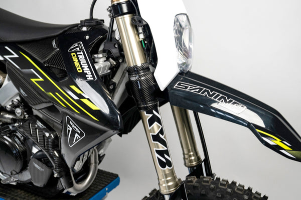 CMT Compositi Carbon Triple Clamp Guards | Triumph TF 250 X / Multi-Model | TF0015