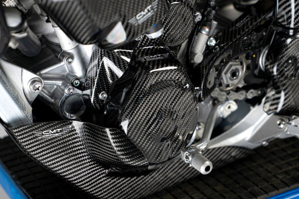 CMT Compositi Carbon Ignition Cable Guard | Triumph TF 250 - E | TF0016