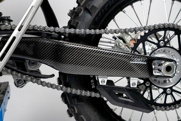 CMT Compositi Carbon Swingarm Guards | Triumph TF 250 - E / Triumph TF 450 - E | TF0017