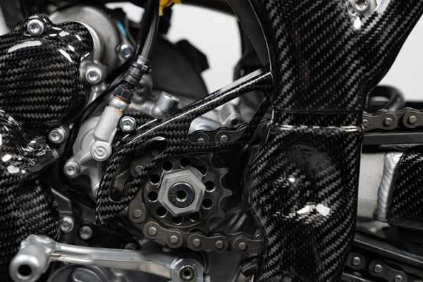 CMT Compositi Carbon Front Sprocket Guard | Triumph TF 450 - RC EDITION / Triumph TF 450 - E | TF0024