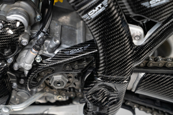 CMT Compositi Carbon Front Sprocket Guard | Triumph TF 450 - RC EDITION / Triumph TF 450 - E | TF0024