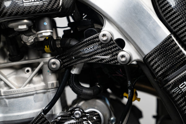 CMT Compositi Carbon Engine Mounts | Triumph TF 450 - RC EDITION / Triumph TF 450 - E | TF0026