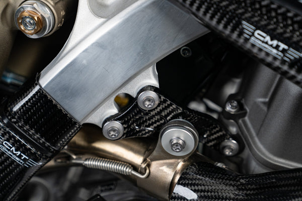 CMT Compositi Carbon Engine Mounts | Triumph TF 450 - RC EDITION / Triumph TF 450 - E | TF0026