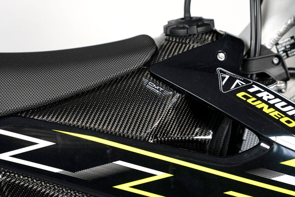 CMT Compositi Carbon Upper Fuel Tank Cover | Triumph TF 250 X / Multi-Model | TF0028