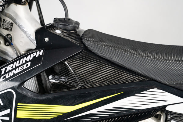 CMT Compositi Carbon Upper Fuel Tank Cover | Triumph TF 250 X / Multi-Model | TF0028