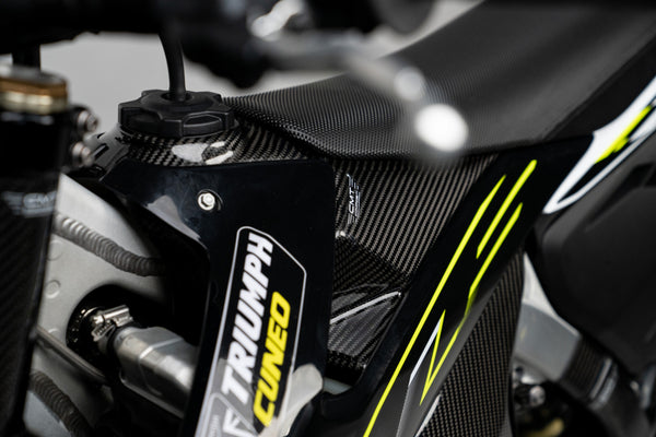 CMT Compositi Carbon Upper Fuel Tank Cover | Triumph TF 250 X / Multi-Model | TF0028