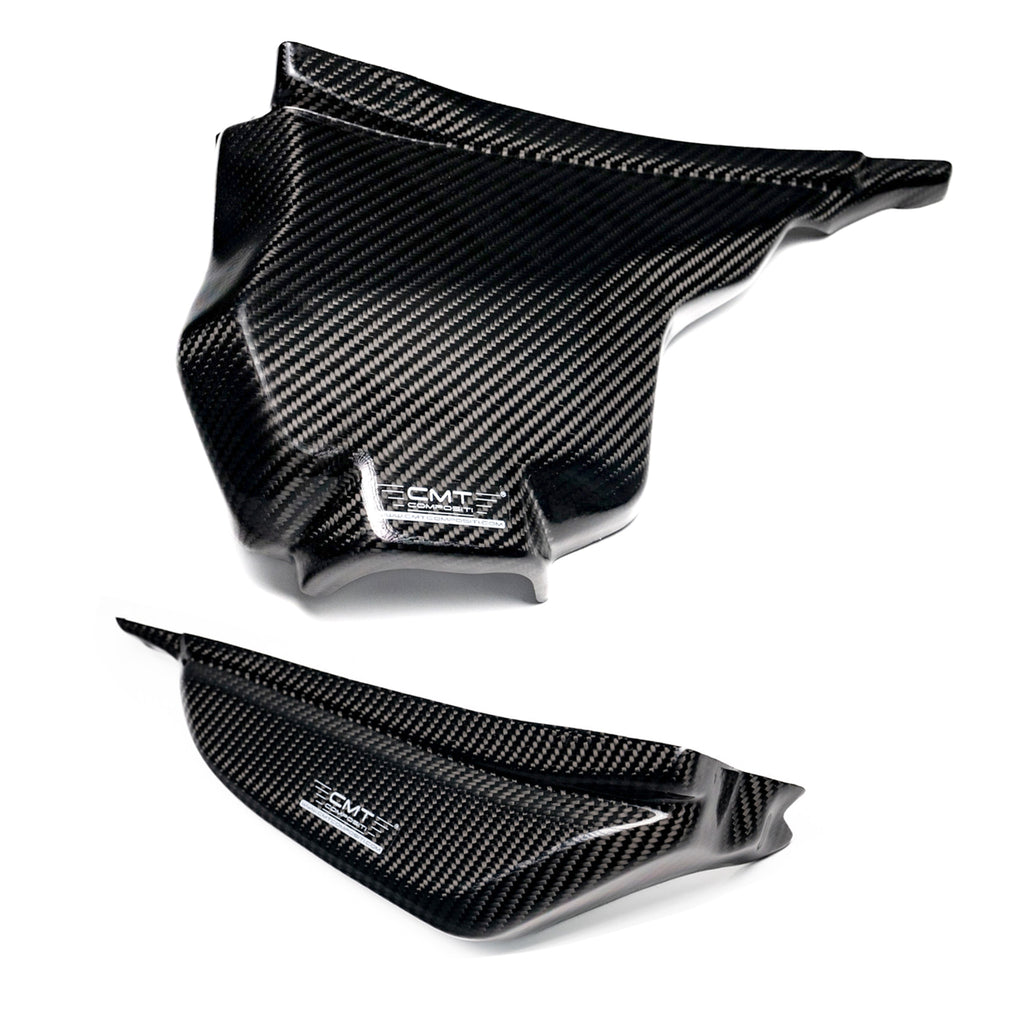 CMT Compositi Carbon Lower Fuel Tank Cover | Triumph TF 250 - E / Triumph TF 450 - E | TF0030