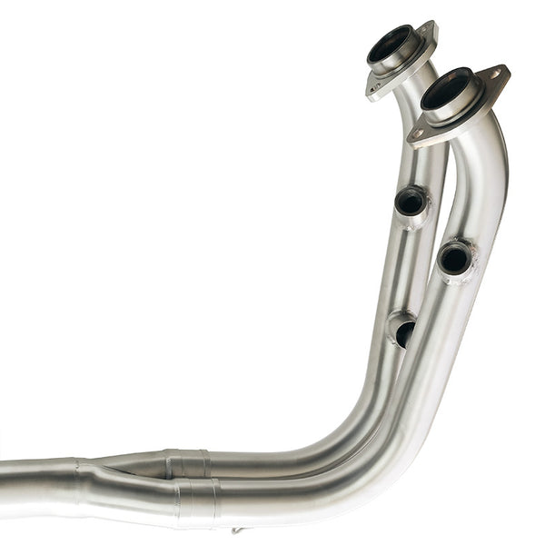 Unit Garage 4606 Headpipe without catalytic converter in inox CF Moto 450MT (2024 until now)