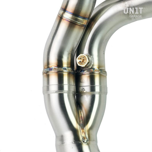 Unit Garage 3303 Headpipe without catalitic converter in inox with visible welding