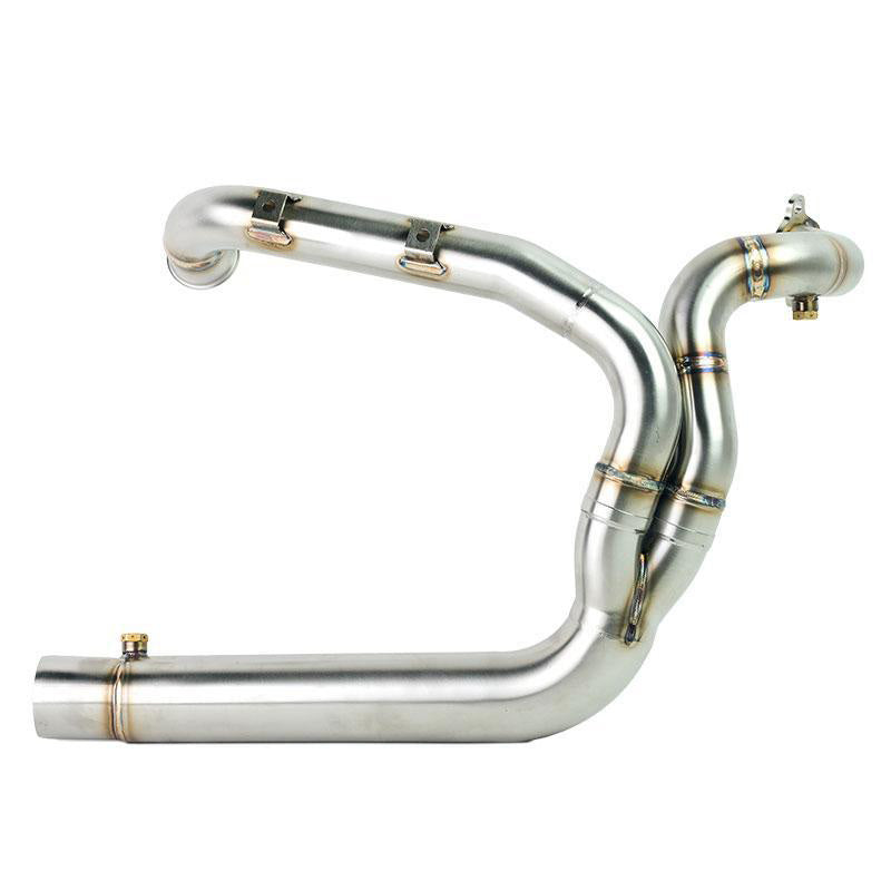 Unit Garage 3303 Headpipe without catalitic converter in inox with visible welding