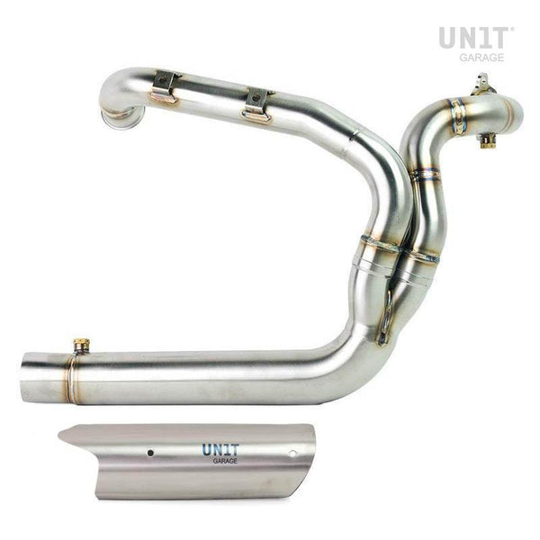Unit Garage 3303 Headpipe without catalitic converter in inox with visible welding
