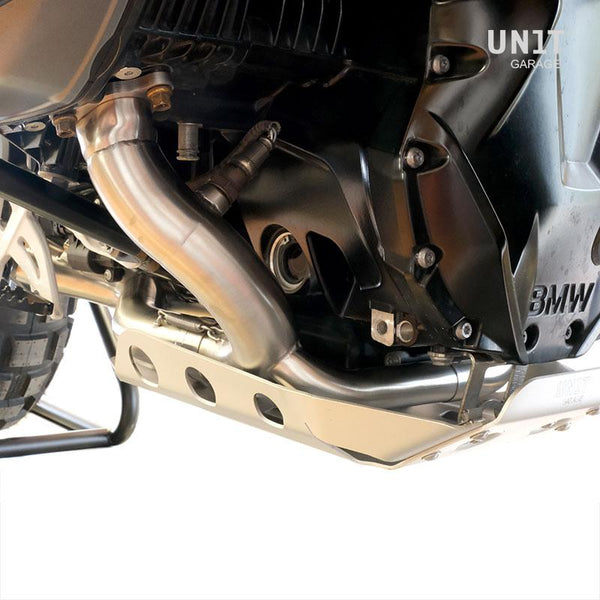 Unit Garage 4032+U161 Headpipe inox without catalitic converter + Engine warning light eliminator EURO 5+ BMW R1300GS and ADV