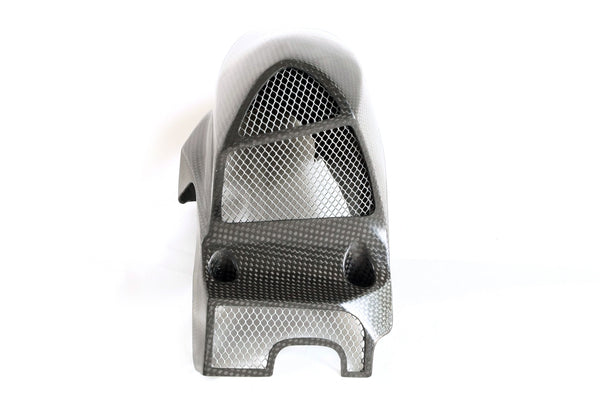 MOTOCORSE Air intake tubes - oversized racing set Trama del carbonio e finitura superficiale