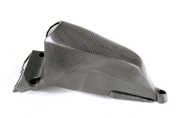MOTOCORSE Air intake tubes - oversized racing set Trama del carbonio e finitura superficiale