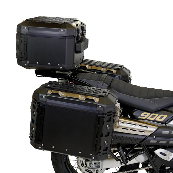 Unit Garage DPS-UGSET-4950 Pair of Atlas aluminium bags 39L+32L + Frames for Atlas aluminum side panniers Triumph Street Scrambler 900 (2026 until now)