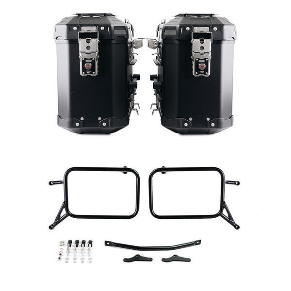 Unit Garage DPS-UGSET-4745 Pair of Atlas aluminium bags 39L+39L + Subframes for aluminum side panniers Atlas ​​​​​​​i modelli BMW R850R - R1100R - R1150R, R850GS - R1100GS - R1150GS & ADV