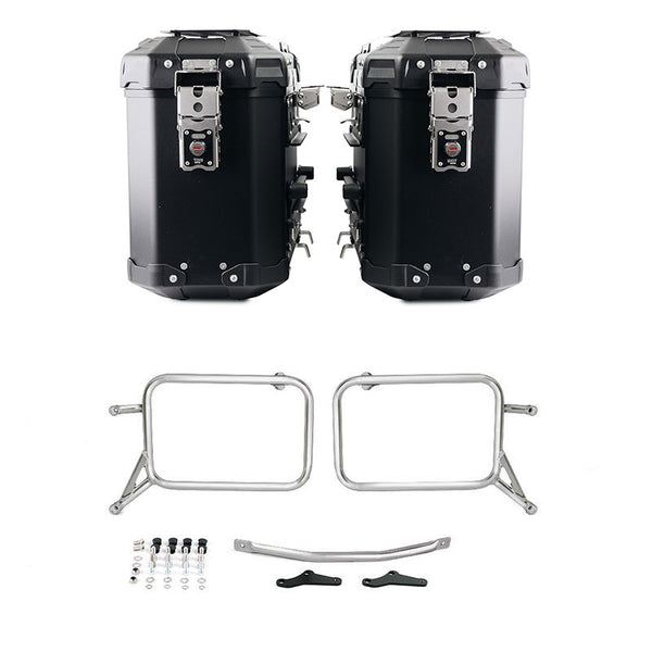 Unit Garage DPS-UGSET-4745 Pair of Atlas aluminium bags 39L+39L + Subframes for aluminum side panniers Atlas ​​​​​​​i modelli BMW R850R - R1100R - R1150R, R850GS - R1100GS - R1150GS & ADV