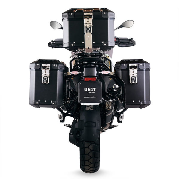 Unit Garage DPS-UGSET-5220 Pair of Atlas aluminium bags 48L+41L  + Subframes for aluminum side panniers Atlas Honda Transalp 750 (2023 until now)