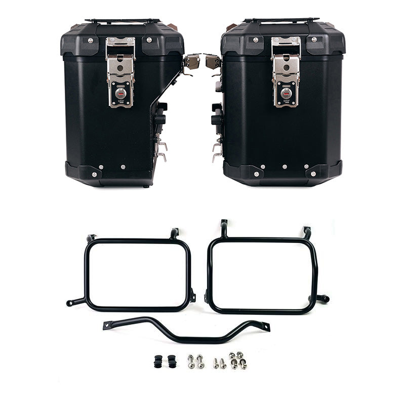 Unit Garage DPS-UGSET-4535 Pair of Atlas aluminium bags 48L+41L + Subframes for Atlas aluminum side panniers HD Pan America