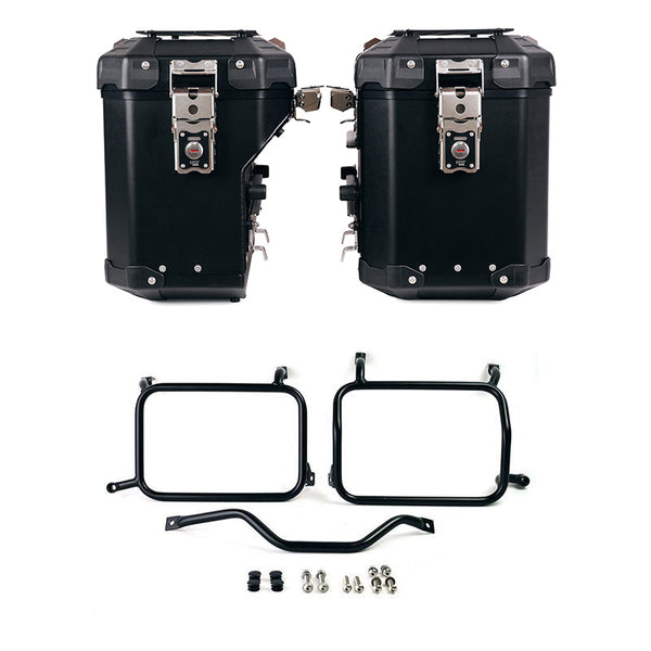 Unit Garage DPS-UGSET-4535 Pair of Atlas aluminium bags 48L+41L + Subframes for Atlas aluminum side panniers HD Pan America