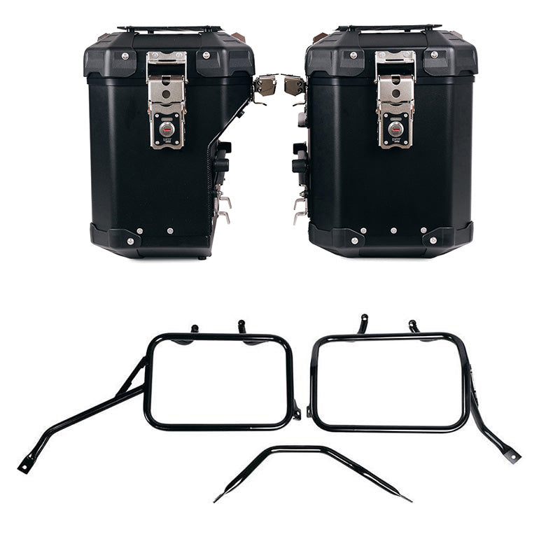 Unit Garage DPS-UGSET-4578 Pair of Atlas aluminium bags 48L+41L + Subframes for aluminum side panniers Atlas for Triumph Scrambler 400 X