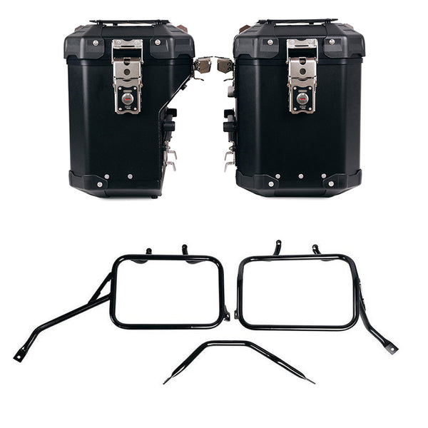 Unit Garage DPS-UGSET-4578 Pair of Atlas aluminium bags 48L+41L + Subframes for aluminum side panniers Atlas for Triumph Scrambler 400 X