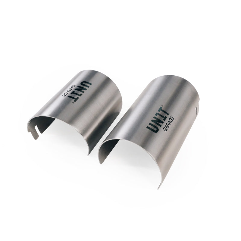 Unit Garage 4326inox Pair of inox intake covers BMW R12 G/S