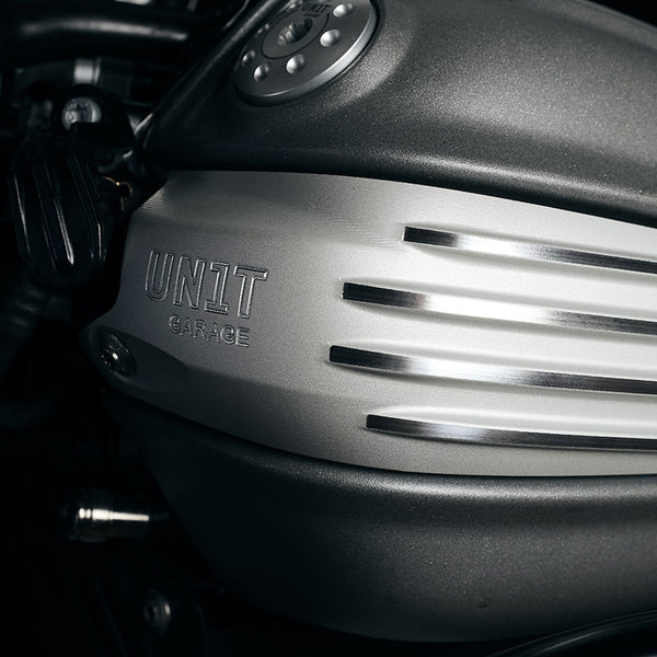 Unit Garage 5015_SI Pair of silver coil protectors for BMW R12