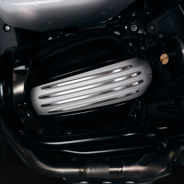 Unit Garage 5015_SI Pair of silver coil protectors for BMW R12