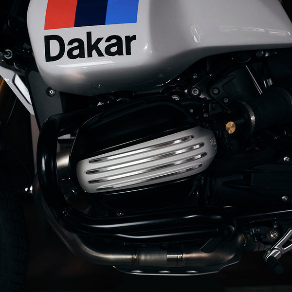 Unit Garage 5015_SI Pair of silver coil protectors for BMW R12