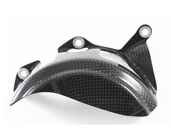 MOTOCORSE Countershaft sprocket cover Trama del carbonio e finitura superficiale - 2