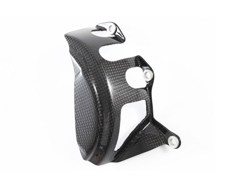 MOTOCORSE Countershaft sprocket cover Trama del carbonio e finitura superficiale - 2