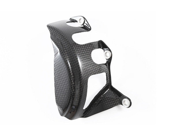 MOTOCORSE Countershaft sprocket cover Trama del carbonio e finitura superficiale - 2