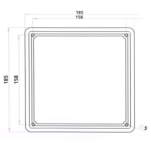 Unit Garage U083 License plate frame