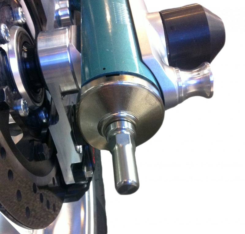 Corse Dynamics Billet Swingarm End Caps: Sport Classic, GT1000, & Paul Smart [Clear Color]