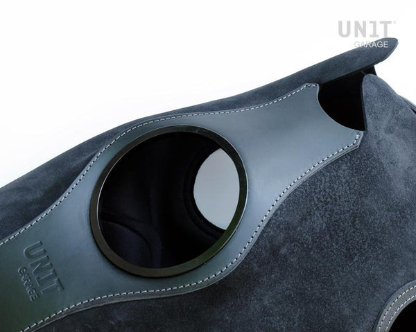 Unit Garage 2021 Tank cover in waxed suede