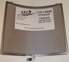 Cox Racingroup Yamaha YZF R6 2003-2005 – 113-13026 Titanium Radiator Guard